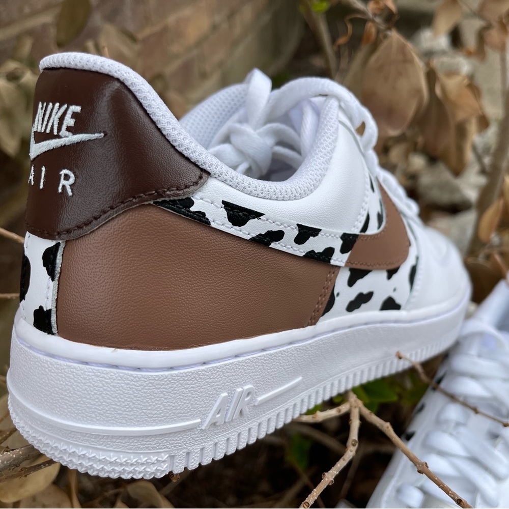 Cow print Air Force 1 women shoes - Picture 6 of 6